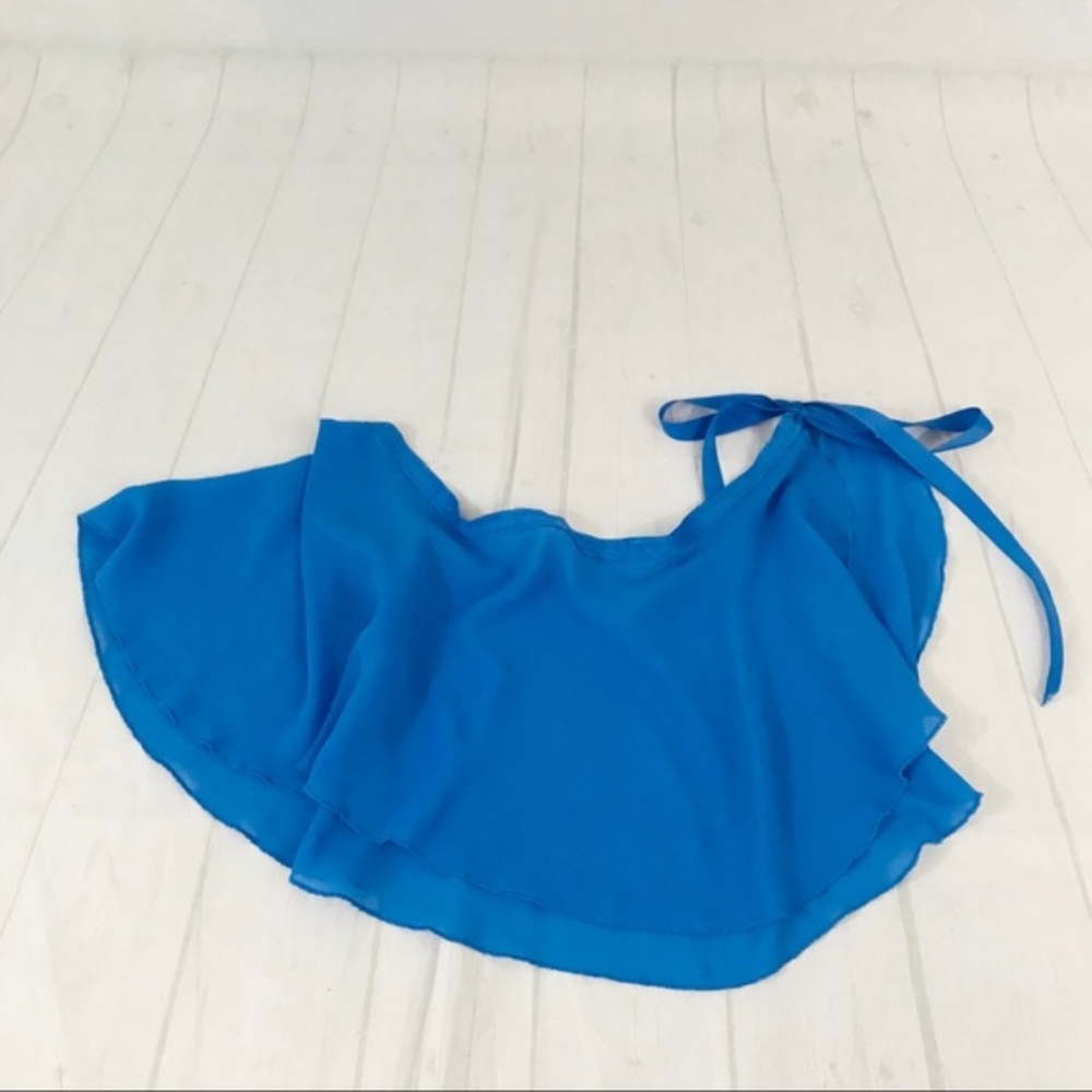 3/$15 Swim coverup beach bikini skirt blue M